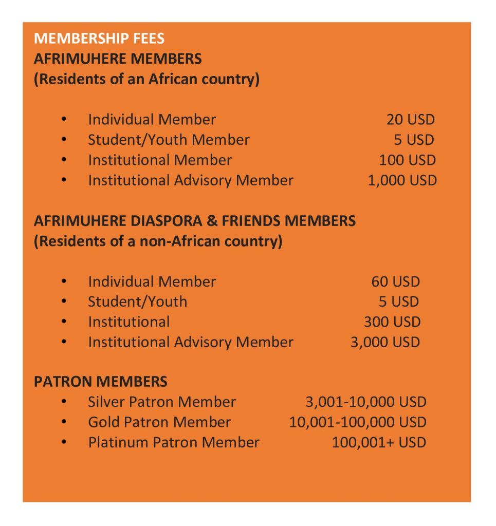 Membership Fee Page - English