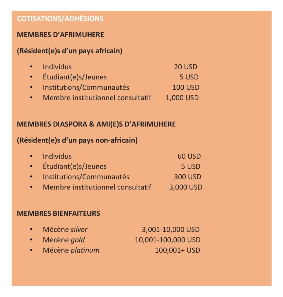 Membership Fee Pagen- French